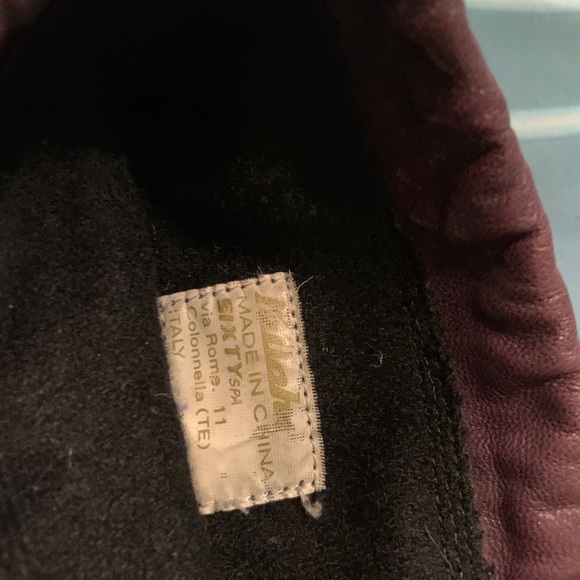 Beautiful Burgundy slouchy booties size 39 - Picture 5 of 6